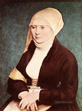 Retrato de la esposa del artista renacentista Hans Holbein el Joven Pinturas al óleo